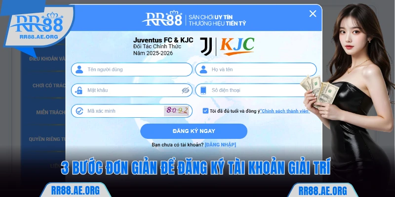 Hướng Dẫn RR88 Từ A - Z Trải Nghiệm Trực Tuyến An Toàn 5 3 bước đơn giản để đăng ký tài khoản giải trí RR88