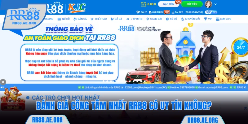 RR88 Có Uy Tín Không? Nhận Xét Công Tâm Nhất Về Nền Tảng 4 RR88 Có Uy Tín Không? Nhận Xét Công Tâm Nhất Về Nền Tảng